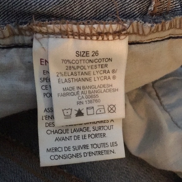 DC Jeans Straight Medium Dark Wash Jean, 26W - Picture 14 of 16